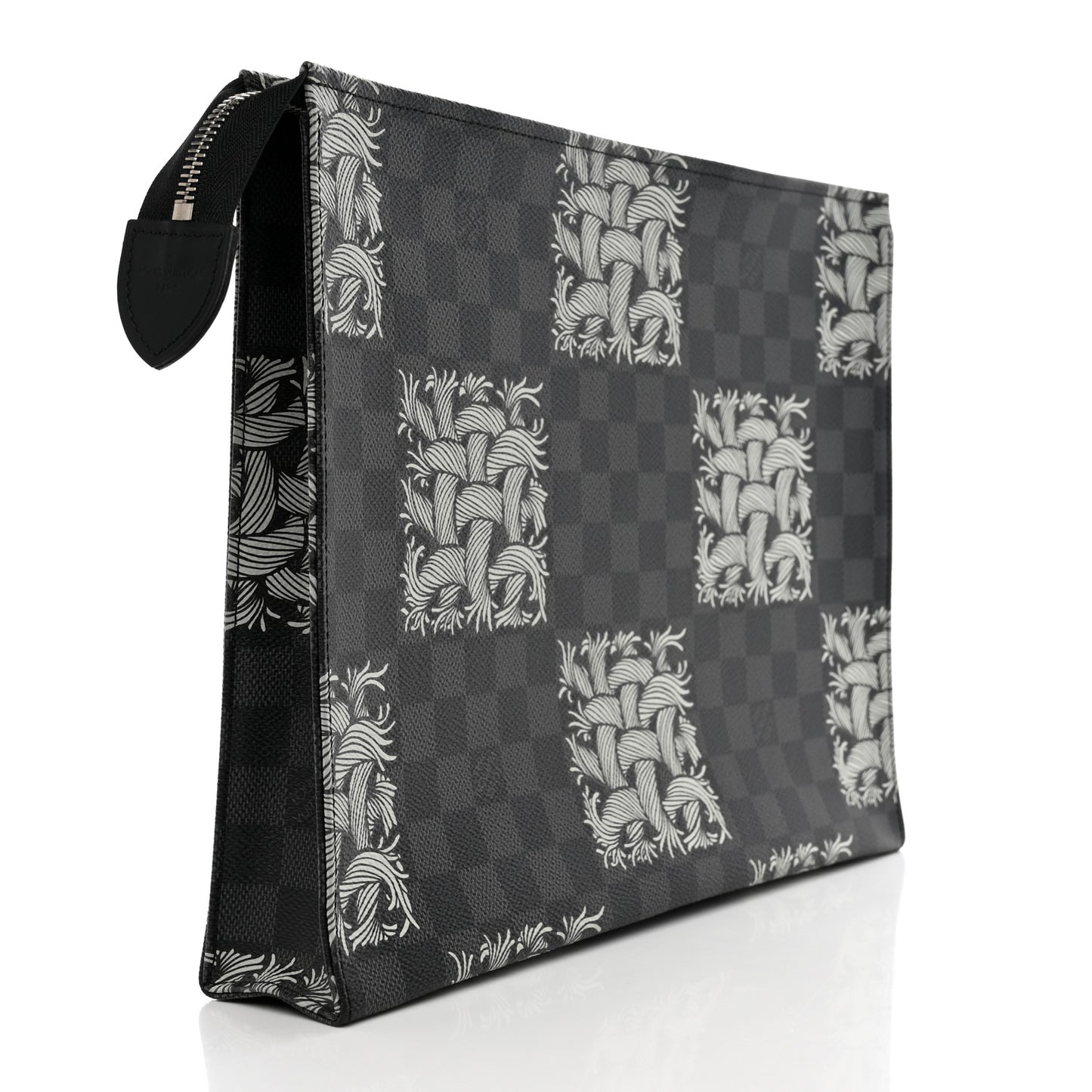 Damier Graphite Rope Pochette Voyage White