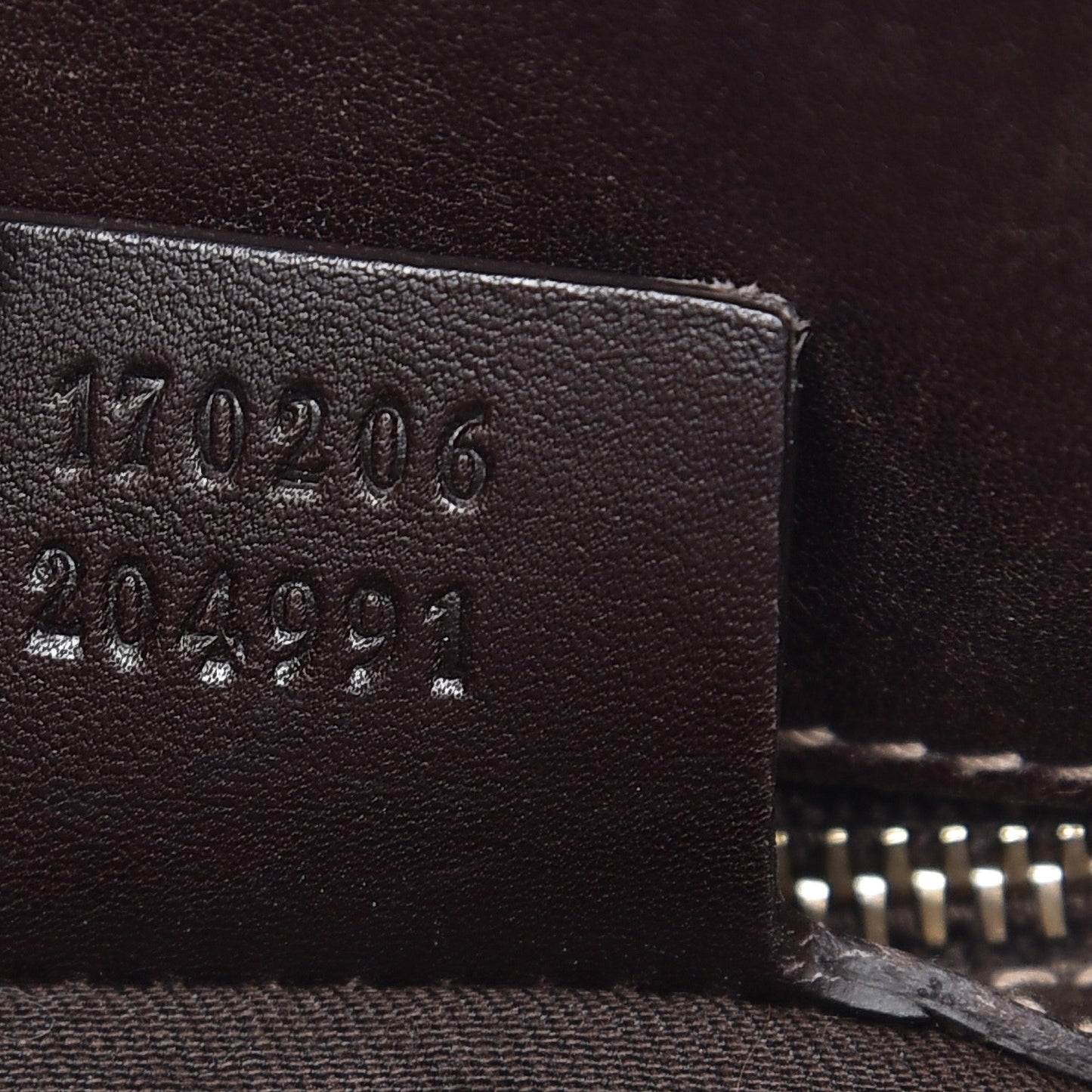 Monogram Peggy Braided Tote Dark Brown