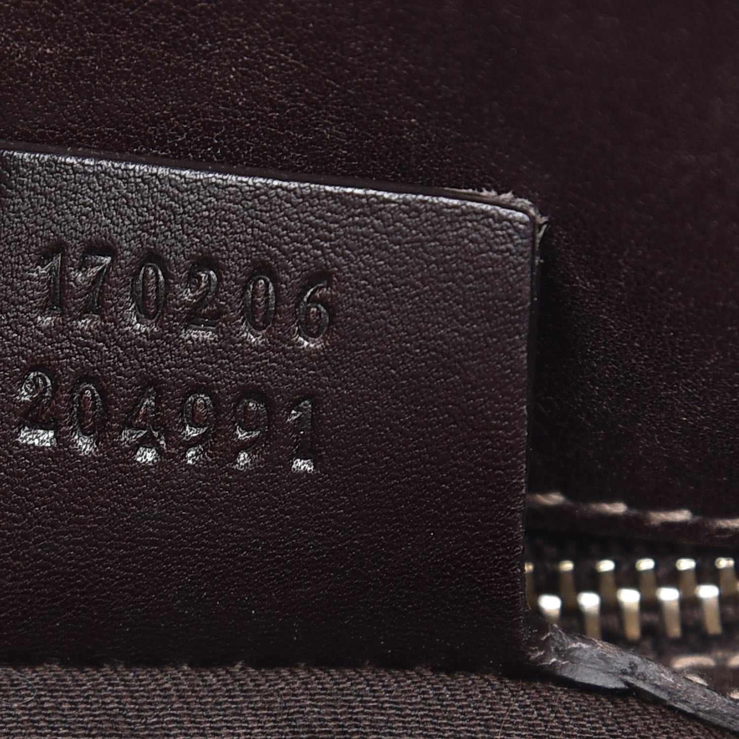 Gucci Monogram Peggy Braided Tote Dark Brown 7 of 12
