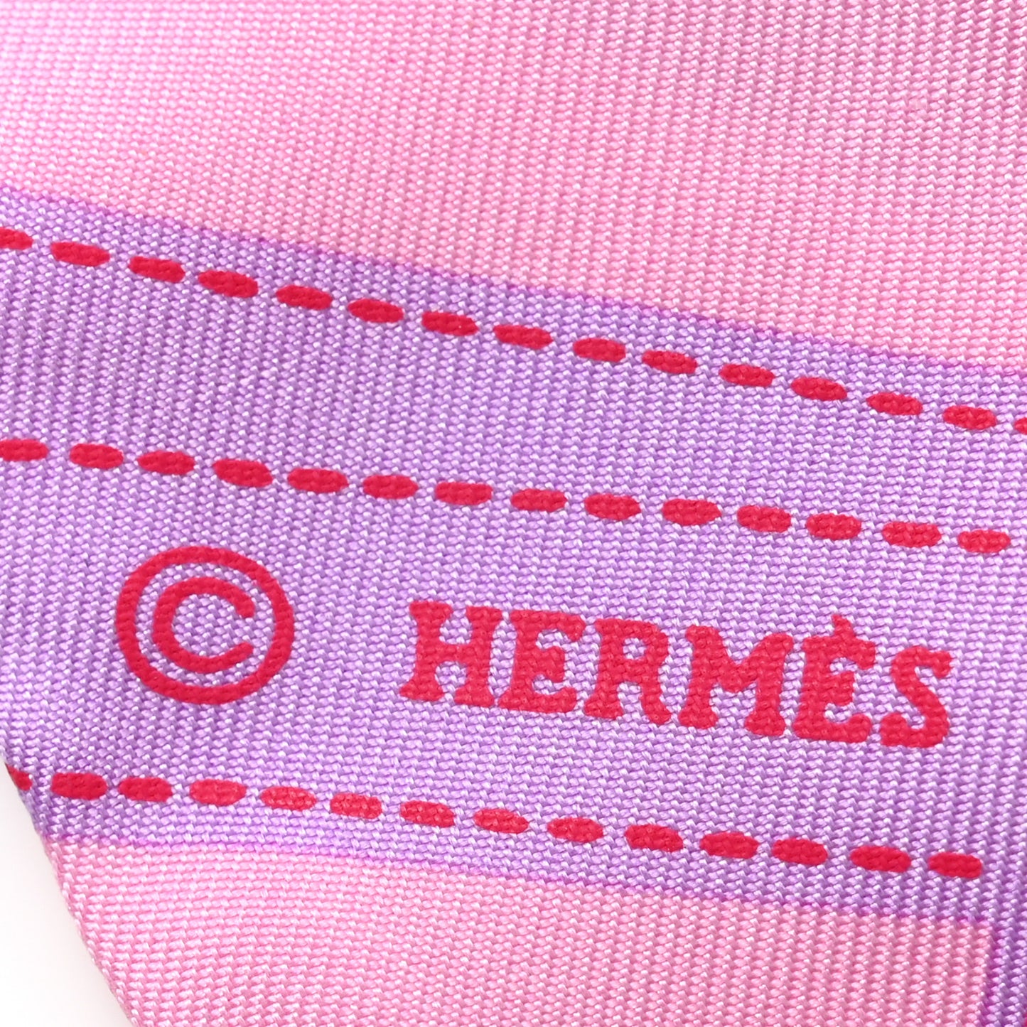 Silk Bolduc Twilly Pink Multicolor