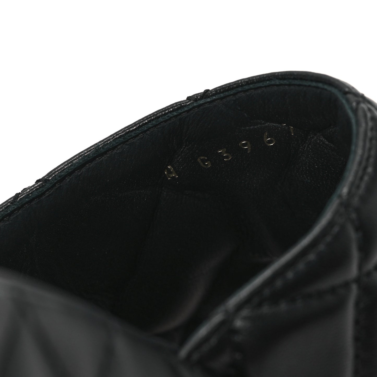Lambskin Quilted CC Mules Wedge Sandals 40 Black