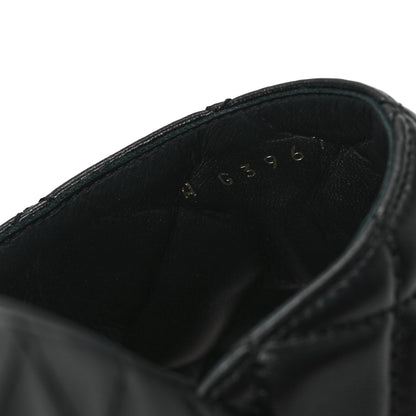 Chanel Lambskin Quilted CC Mules Wedge Sandals 40 Black 9 of 9