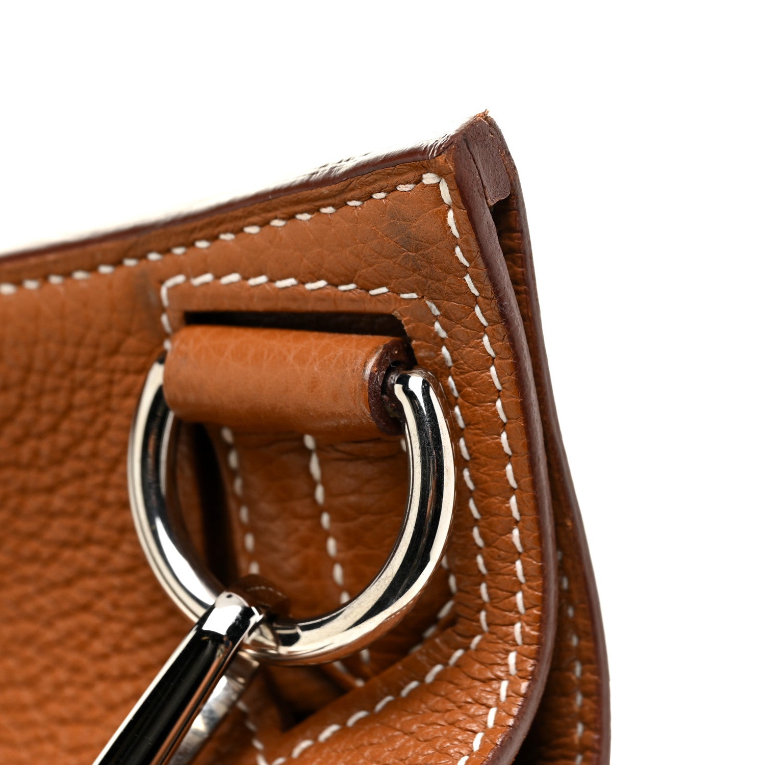 Hermes Taurillon Clemence Jypsiere 34 Gold 21 of 21