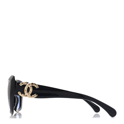 Chanel Acetate Square Sunglasses 71395A Navy 3 of 6