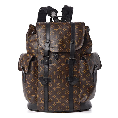 Louis Vuitton Monogram Macassar Christopher PM Backpack 1 of 9