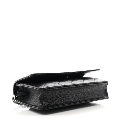 Chanel Caviar Quilted Wallet on Chain WOC Black 4 of 12