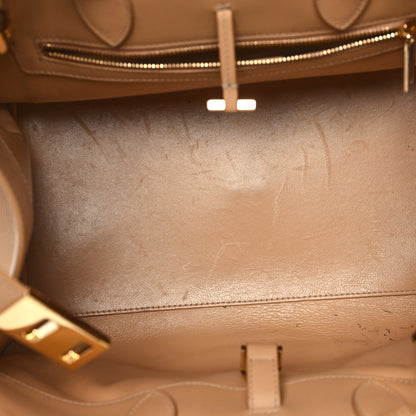 Salvatore Ferragamo Calfskin Medium Hug Bag Camel 5 of 12