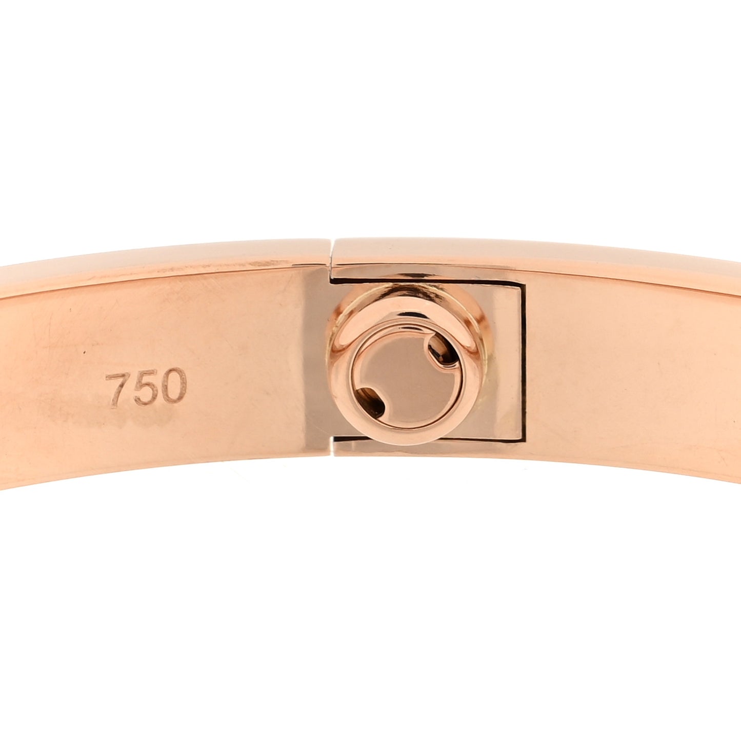18K Pink Gold LOVE Bracelet 17