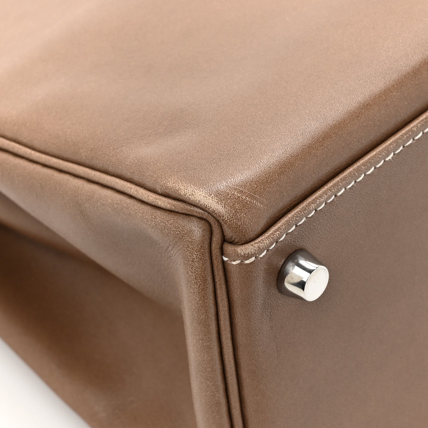 Hermes Tadelakt Kelly Retourne 32 Etoupe 16 of 20