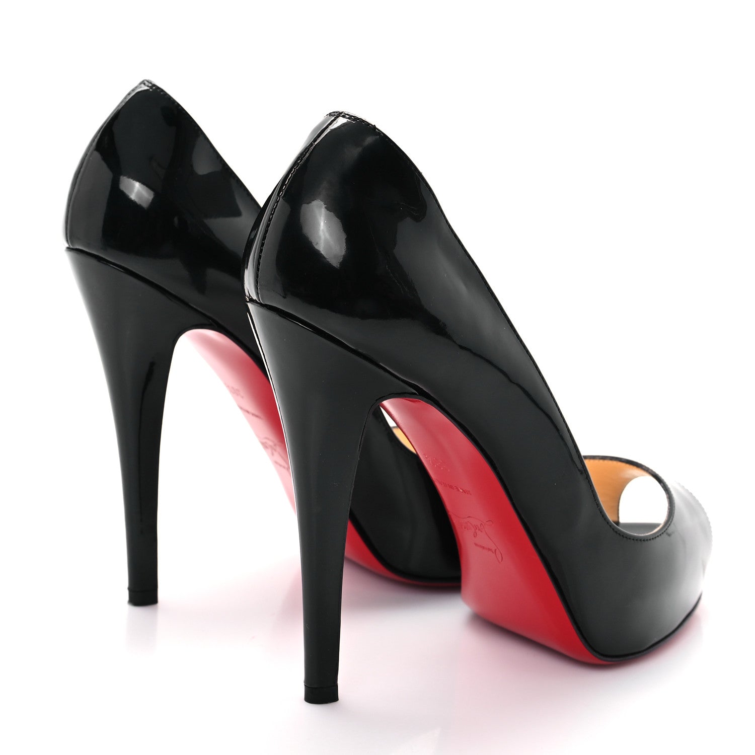 Christian Louboutin Patent New Very Prive 120 Pumps 38.5 Black 5 of 11