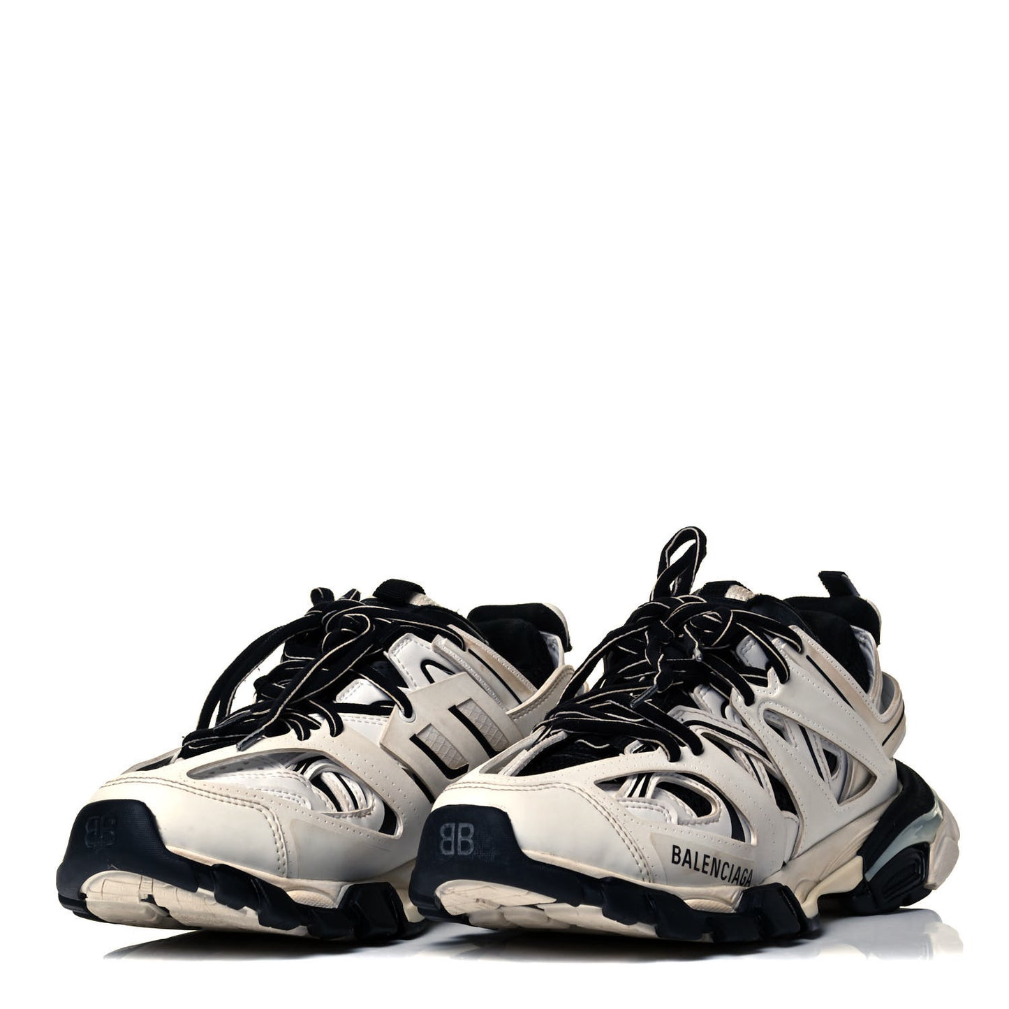 Mesh Nylon Womens Track Sneakers 36 Black White