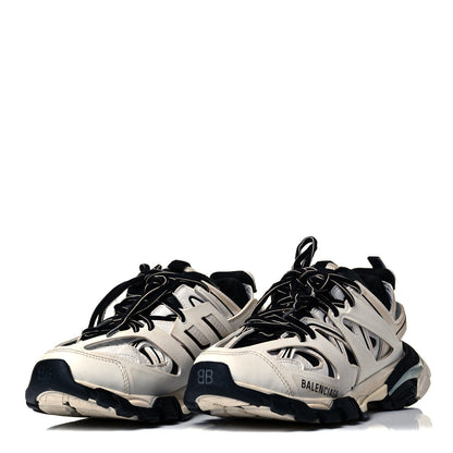 Balenciaga Mesh Nylon Womens Track Sneakers 36 Black White 2 of 7