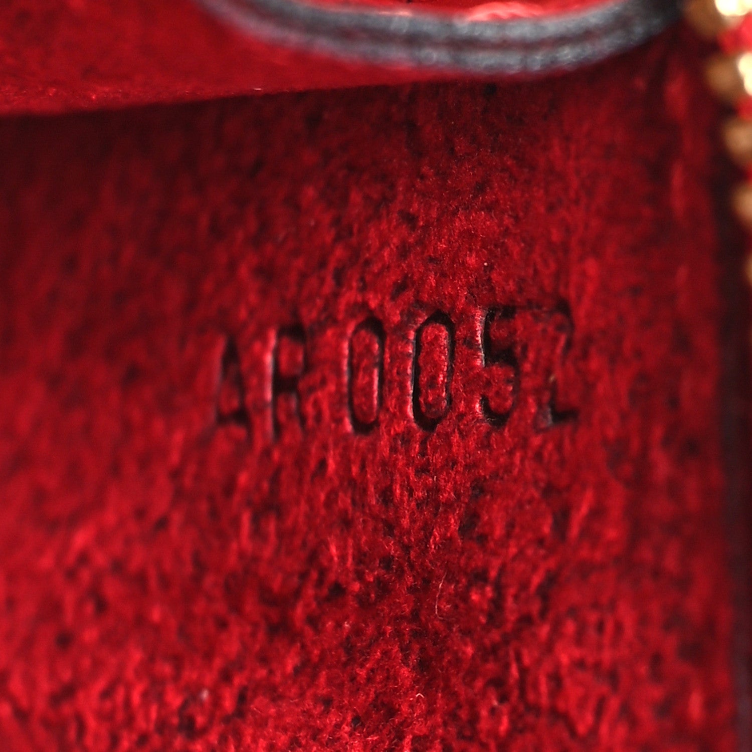 Louis Vuitton Epi Pochette Accessories 24 Castillan Red 7 of 10