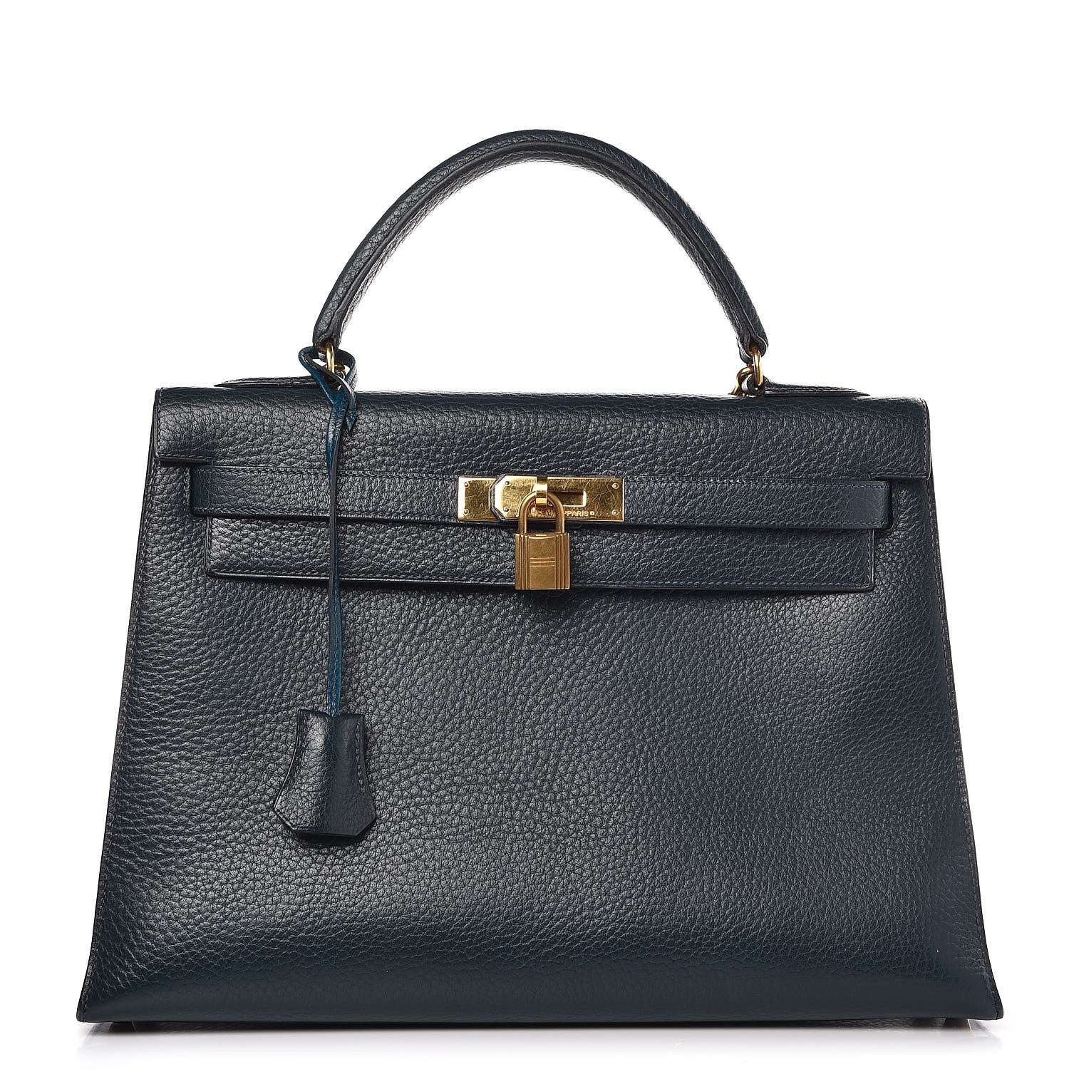Hermes Fjord Sellier Kelly 32 Bleu Marine 1 of 41