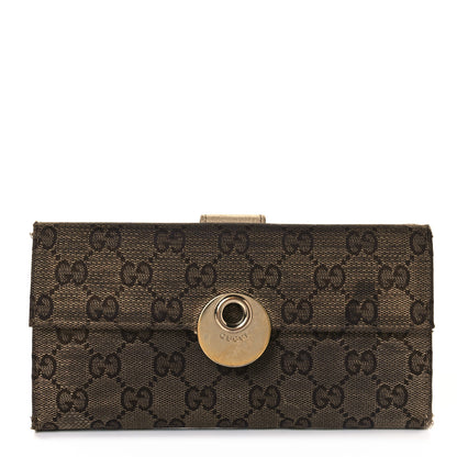 Gucci Monogram Eclipse Continental Wallet Off White 1 of 11