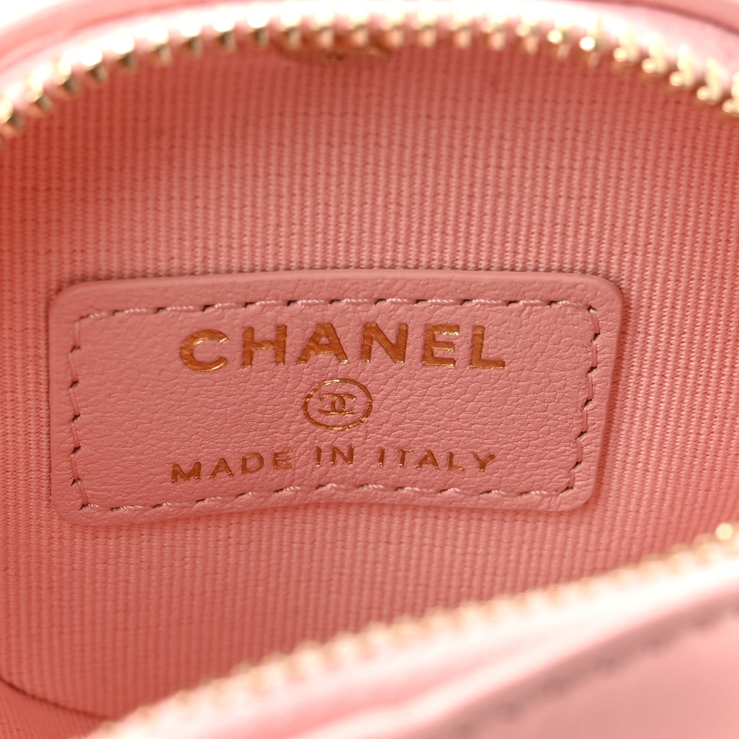 Chanel Lambskin Quilted CC In Love Heart Coin Bag Charm Light Pink 4 of 6
