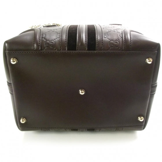 Gucci Guccissima Treasure Boston Chocolate Brown 4 of 13