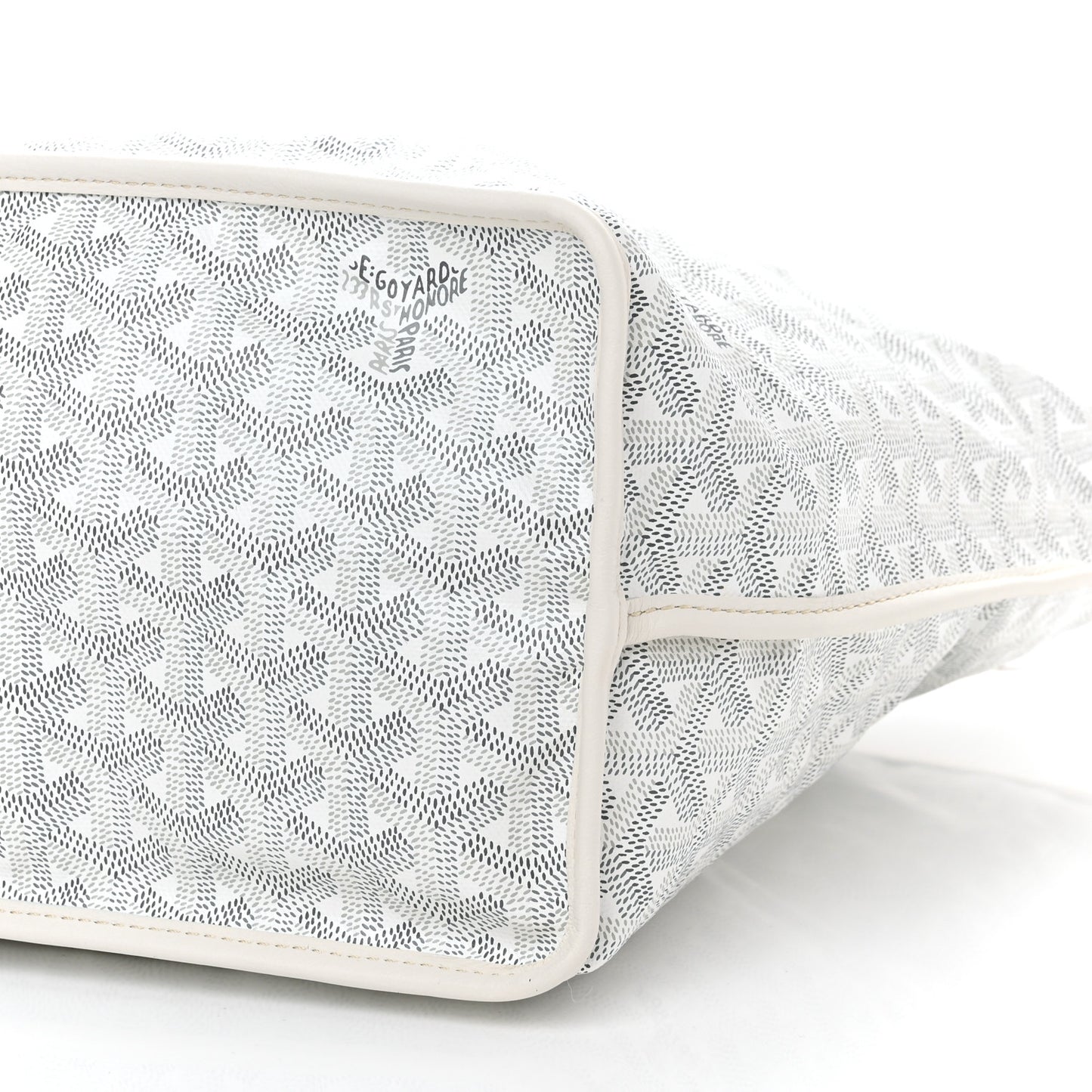 Goyardine Reversible Anjou PM White