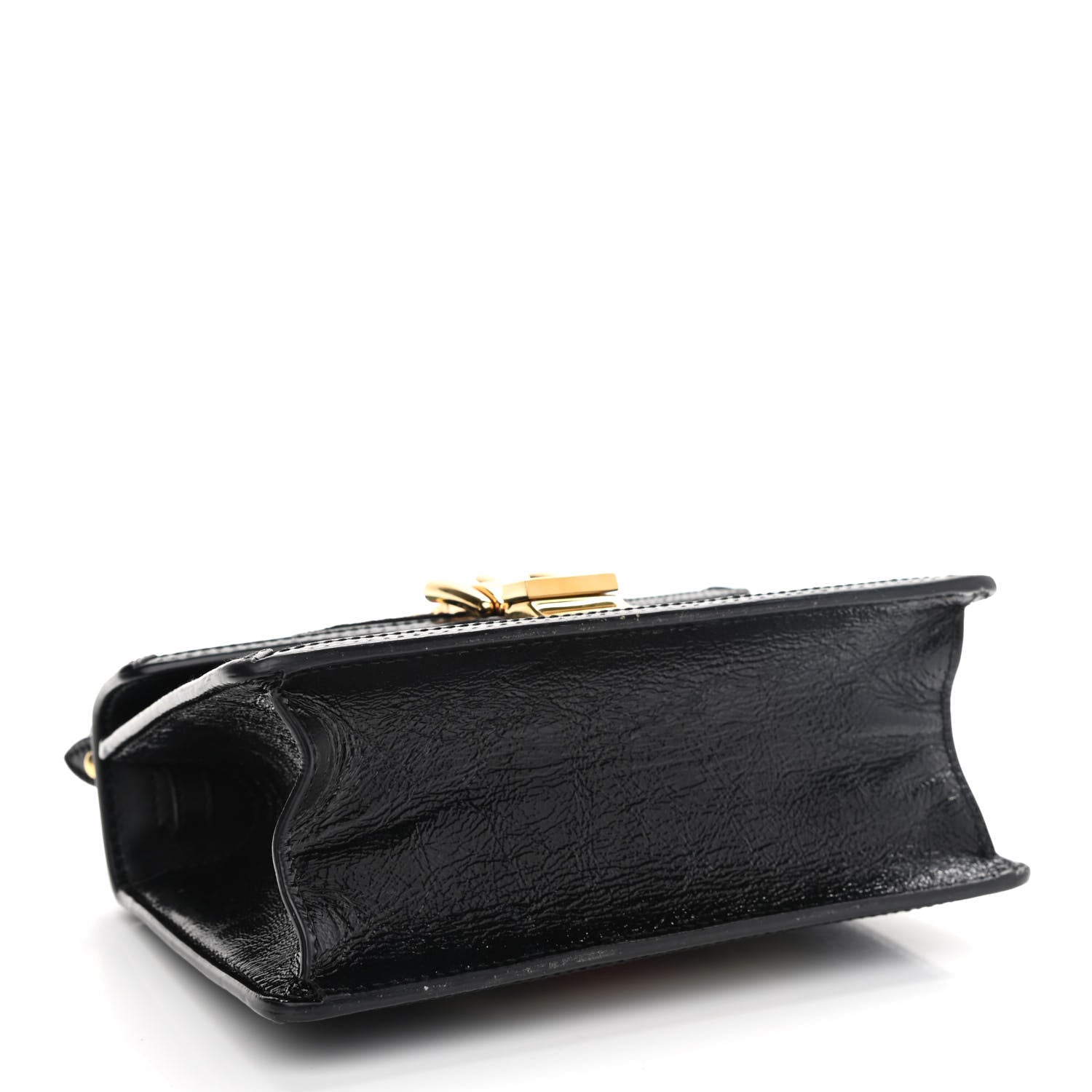 Gucci Velvet GG Monogram Mini Sylvie Top Handle Bag Black 4 of 12