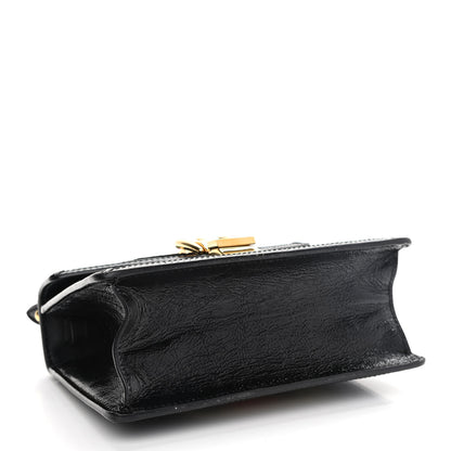 Gucci Velvet GG Monogram Mini Sylvie Top Handle Bag Black 4 of 12