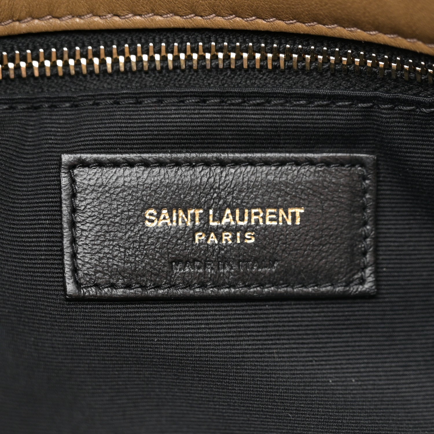 Saint Laurent Shearling Quilted Small Loulou Puffer Monogram Chain Satchel Cinnamon 6 of 10
