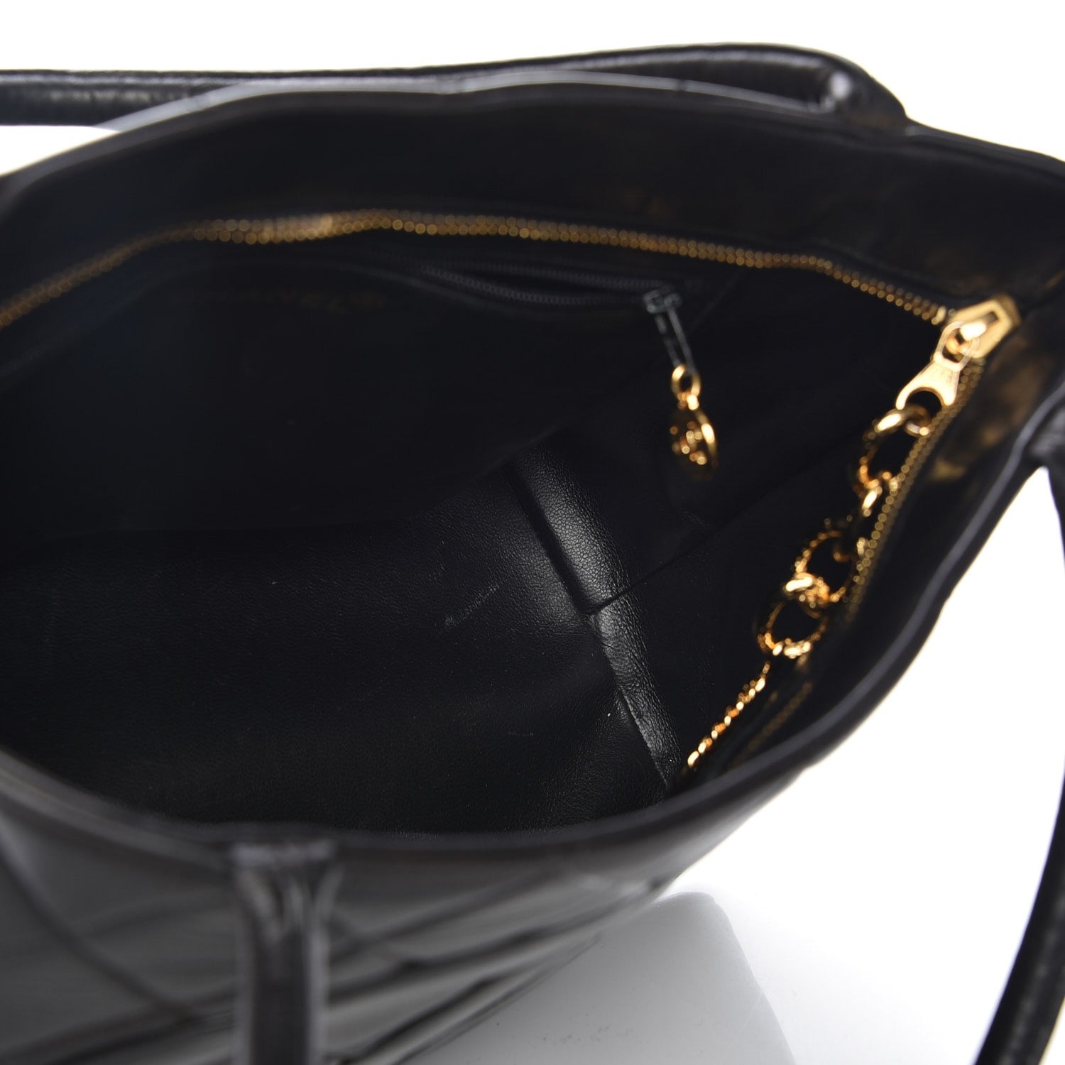 Chanel Lambskin Quilted Medallion Tote Black 5 of 10