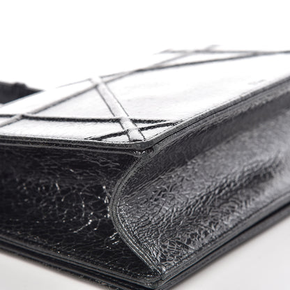 Christian Dior Crackled Deerskin Medium Diorama Flap Bag Black 13 of 16