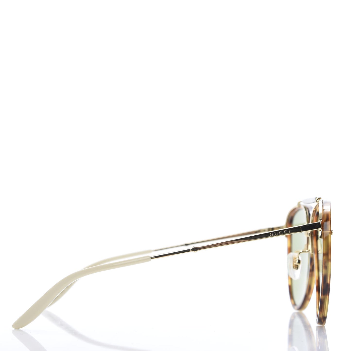 Aviator Sunglasses Tortoise GG0672S Havana