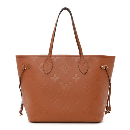 Louis Vuitton Empreinte Monogram Giant Neverfull MM Cognac 3 of 11