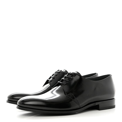 Christian Dior Calfskin Lace Up Oxford Loafers 40.5 Black 3 of 9