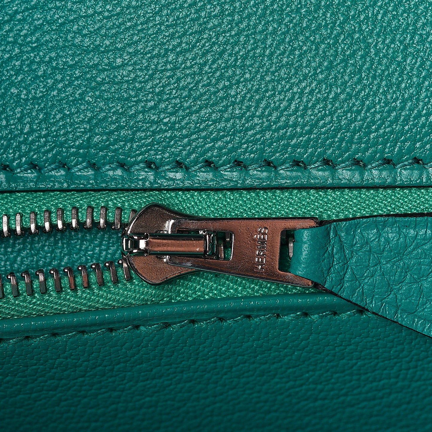 Taurillon Clemence Birkin 30 Bleu Paon
