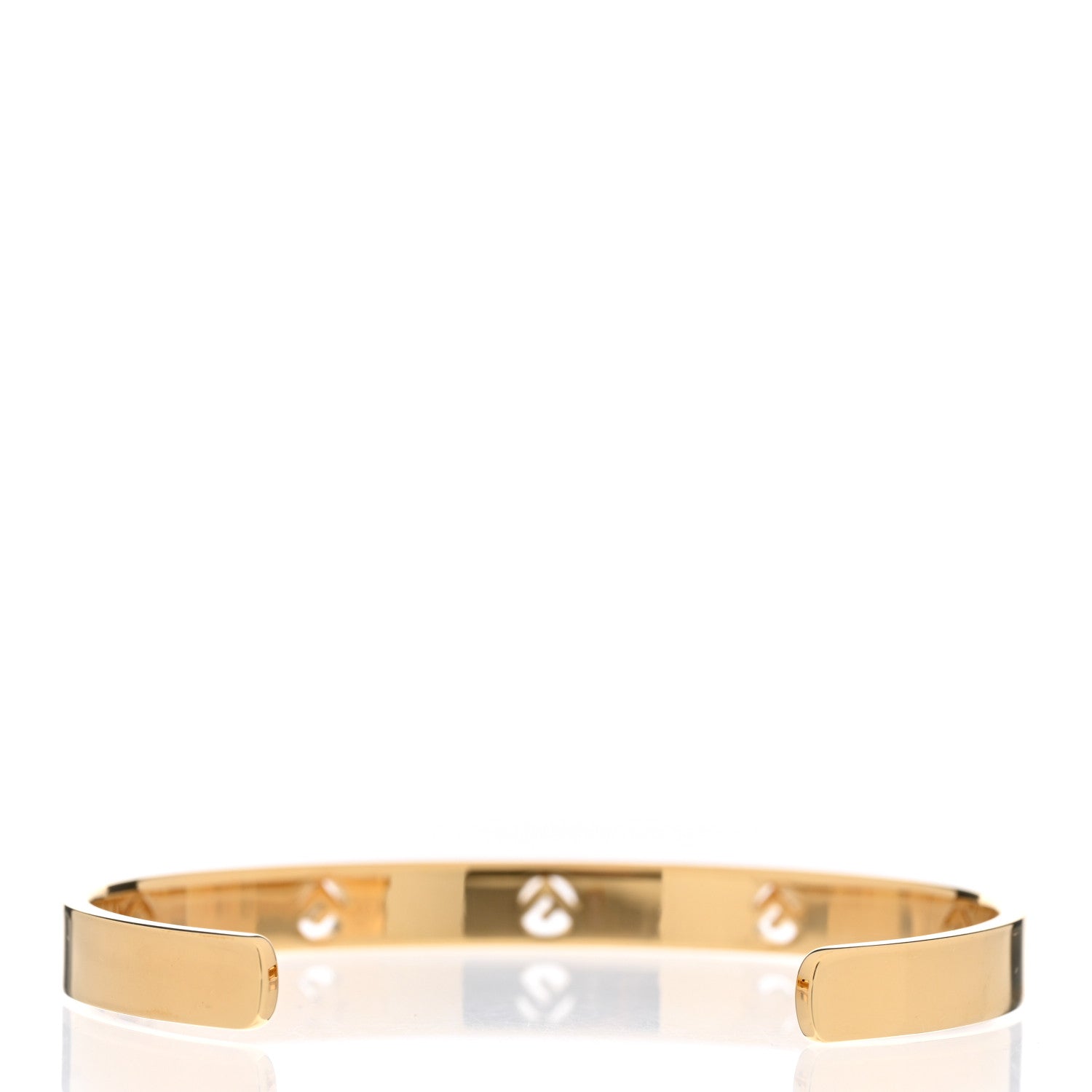 Fendi Metal Crystal F Is Fendi Bracelet S Gold 3 of 7