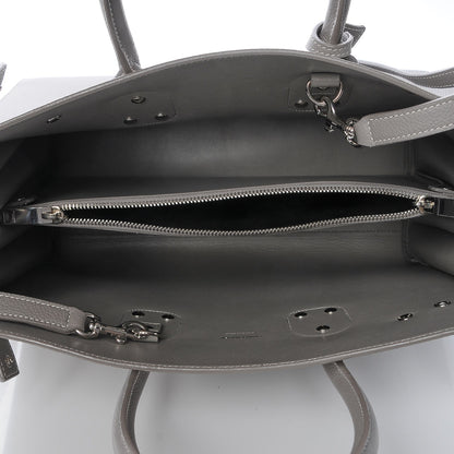 Saint Laurent Grained Calfskin Small Sac De Jour Pearl Grey 6 of 8