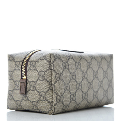 Gucci Soft GG Supreme Monogram Calfskin Medium Ophidia Cosmetic Case Beige Ebony New Acero 3 of 9