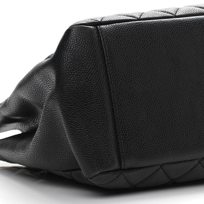 Chanel Caviar Quilted Grand Shopping Tote GST Black 9 of 11