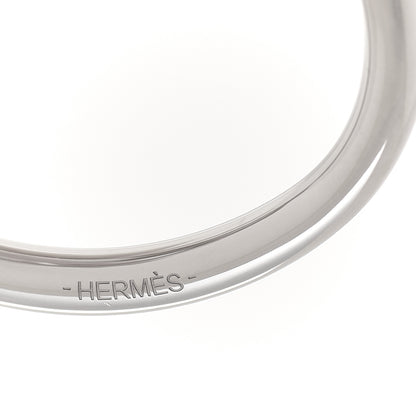 Hermes Palladium Knot Scarf Ring Silver 5 of 6