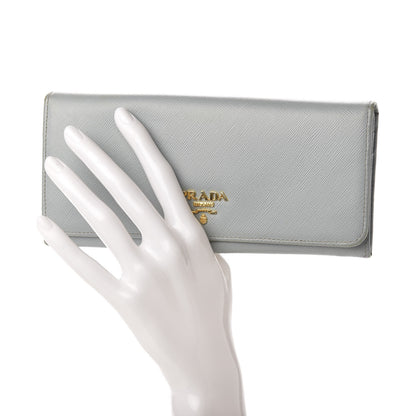 Prada Saffiano Continental Wallet Lago 2 of 8