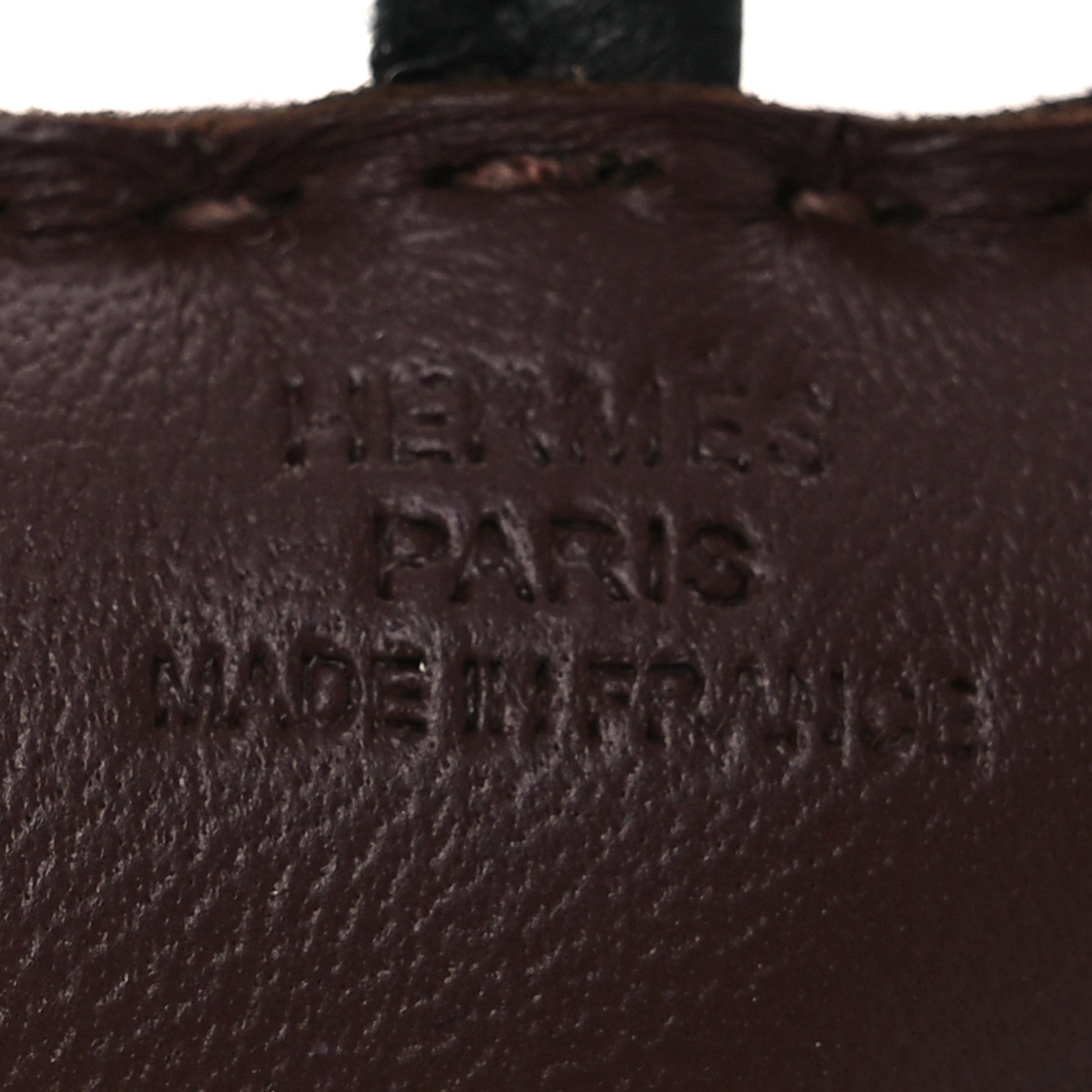 Hermes Milo Lambskin Shearling Budy Charm Chocolate Black 3 of 4