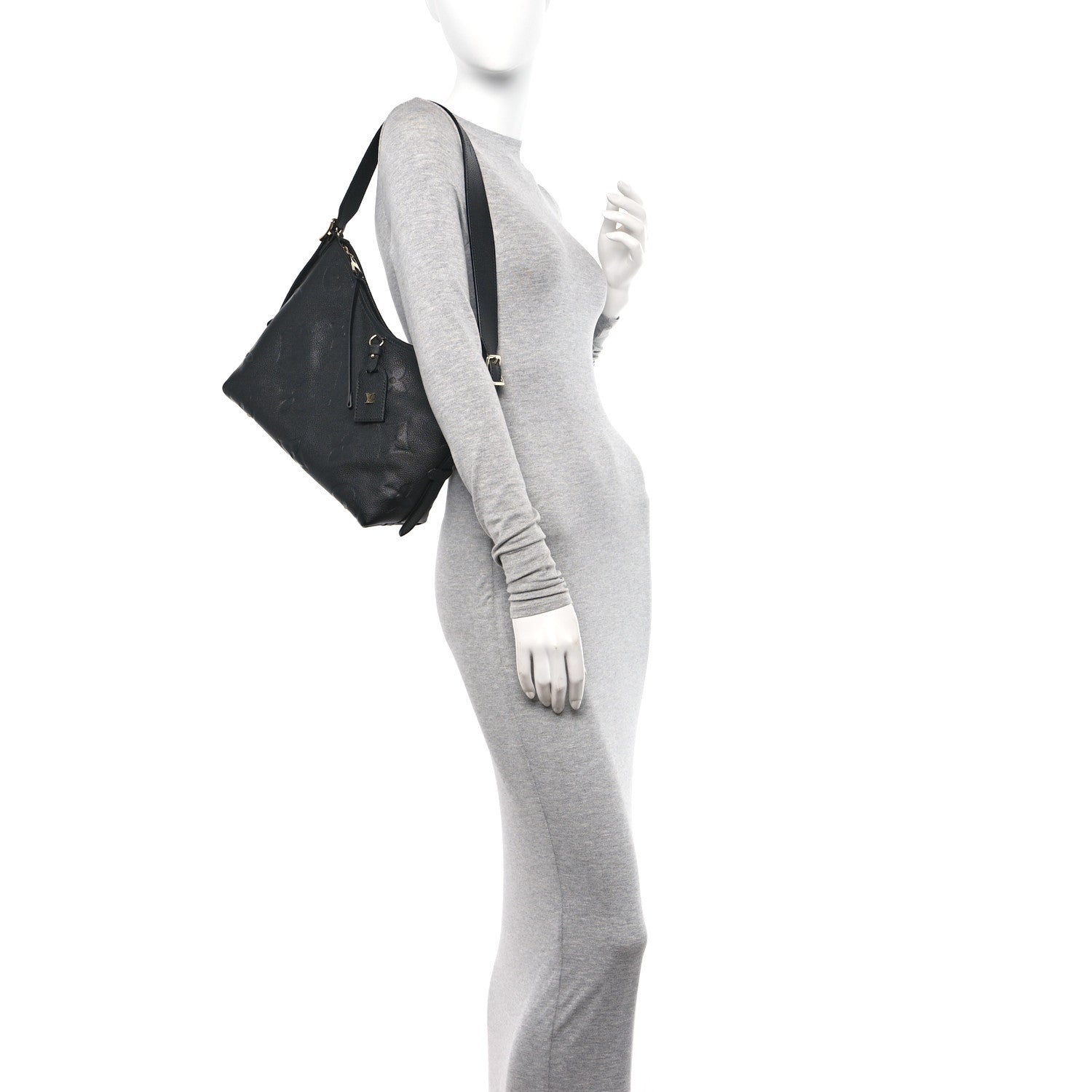 Louis Vuitton Empreinte Carryall PM Black 2 of 10