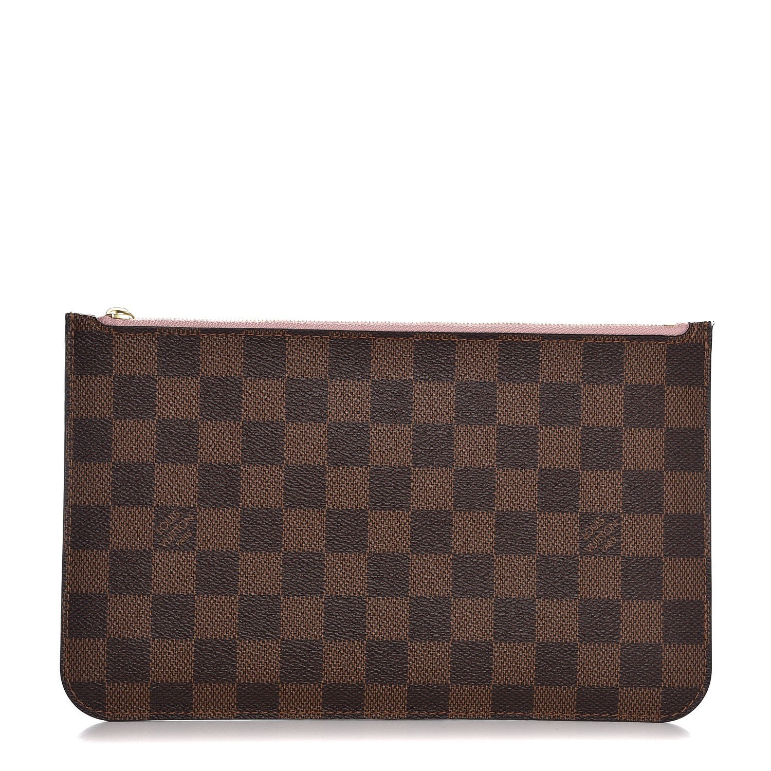 Louis Vuitton Damier Ebene Neverfull MM GM Pochette Rose Ballerine 1 of 7