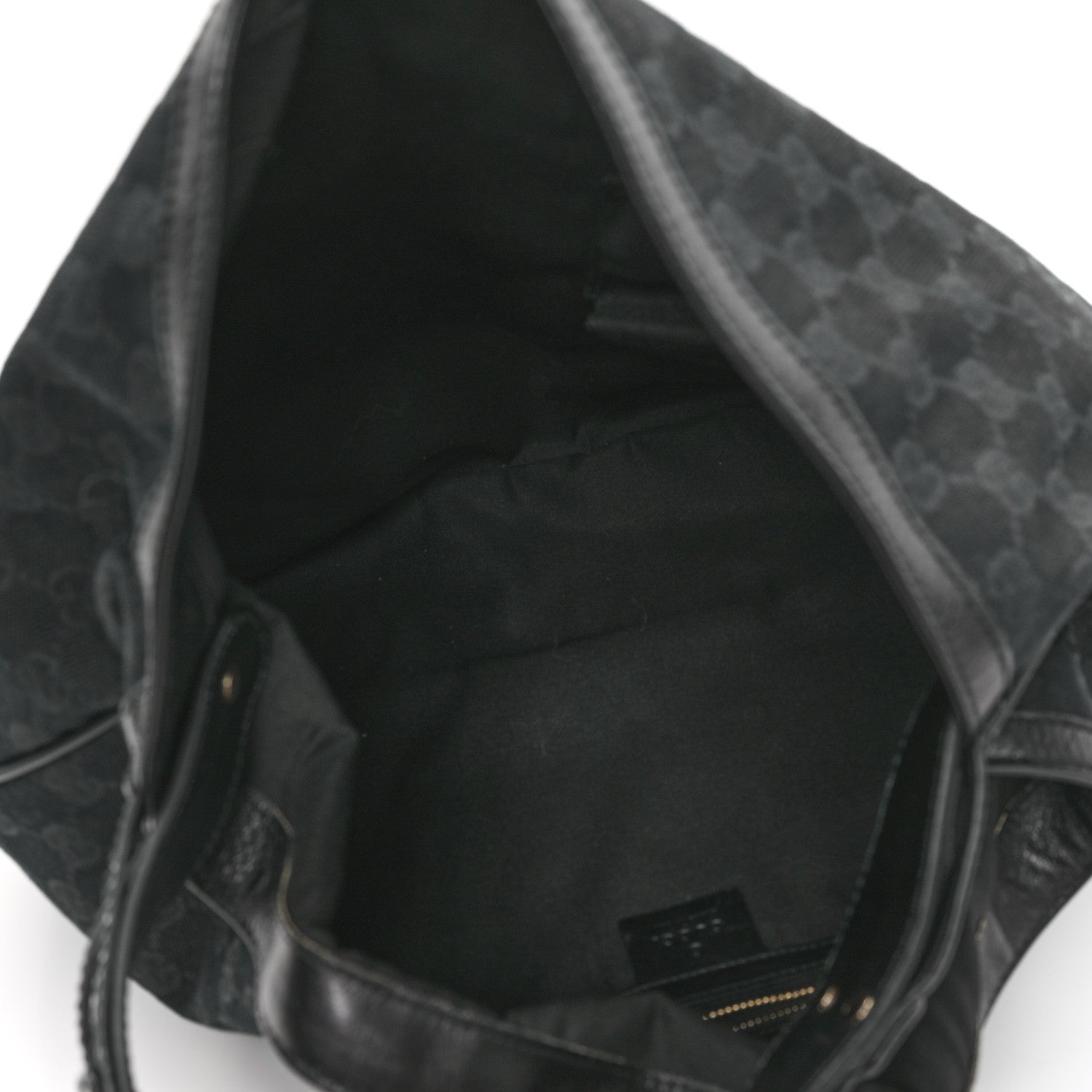 Gucci Monogram Large Wave Hobo Black 5 of 10