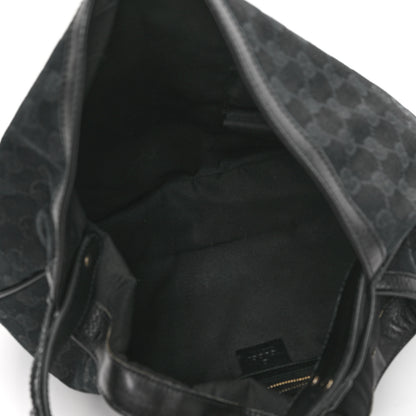 Gucci Monogram Large Wave Hobo Black 5 of 10