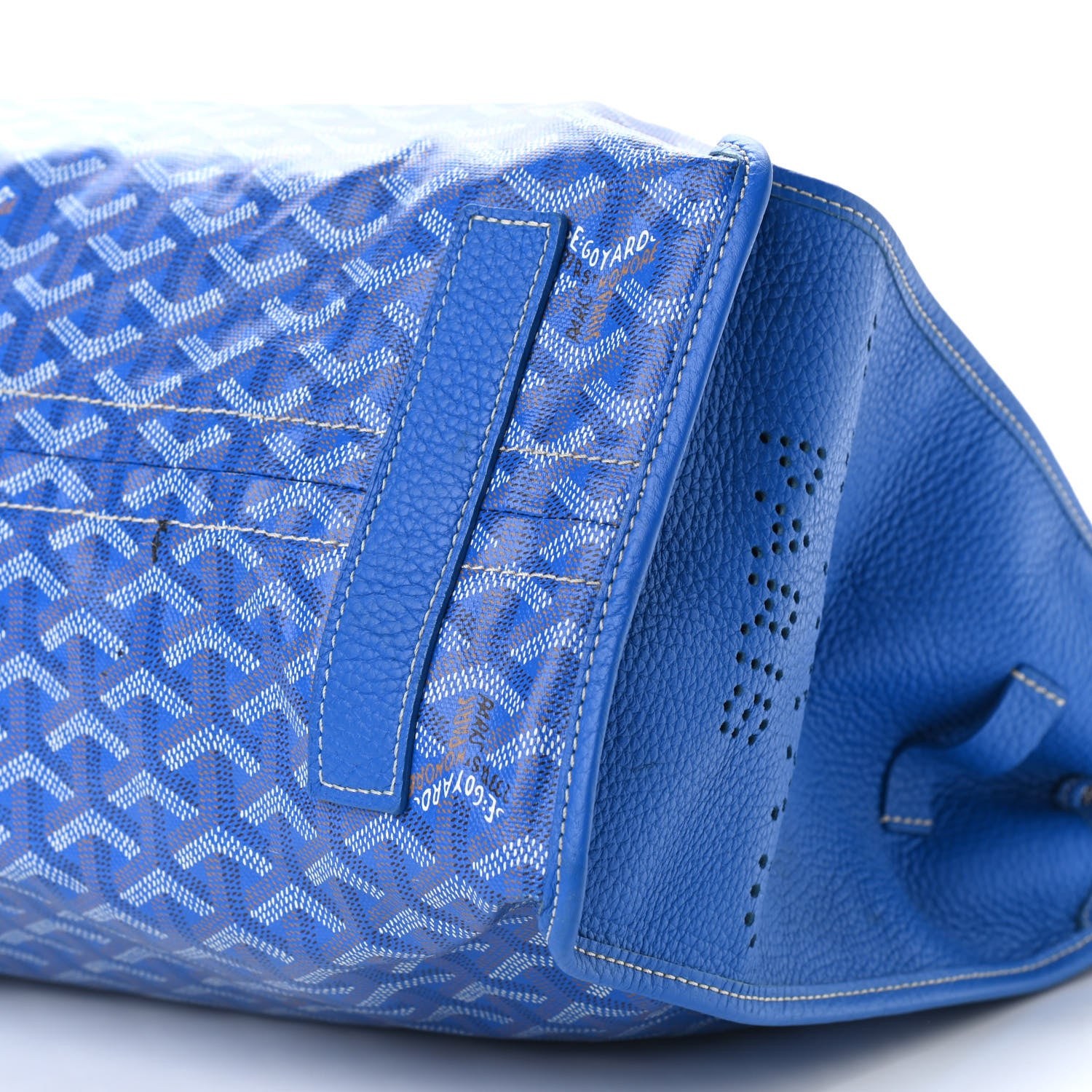 Goyard Goyardine Sac Hardy Pet Carrier PM Sky Blue 11 of 11