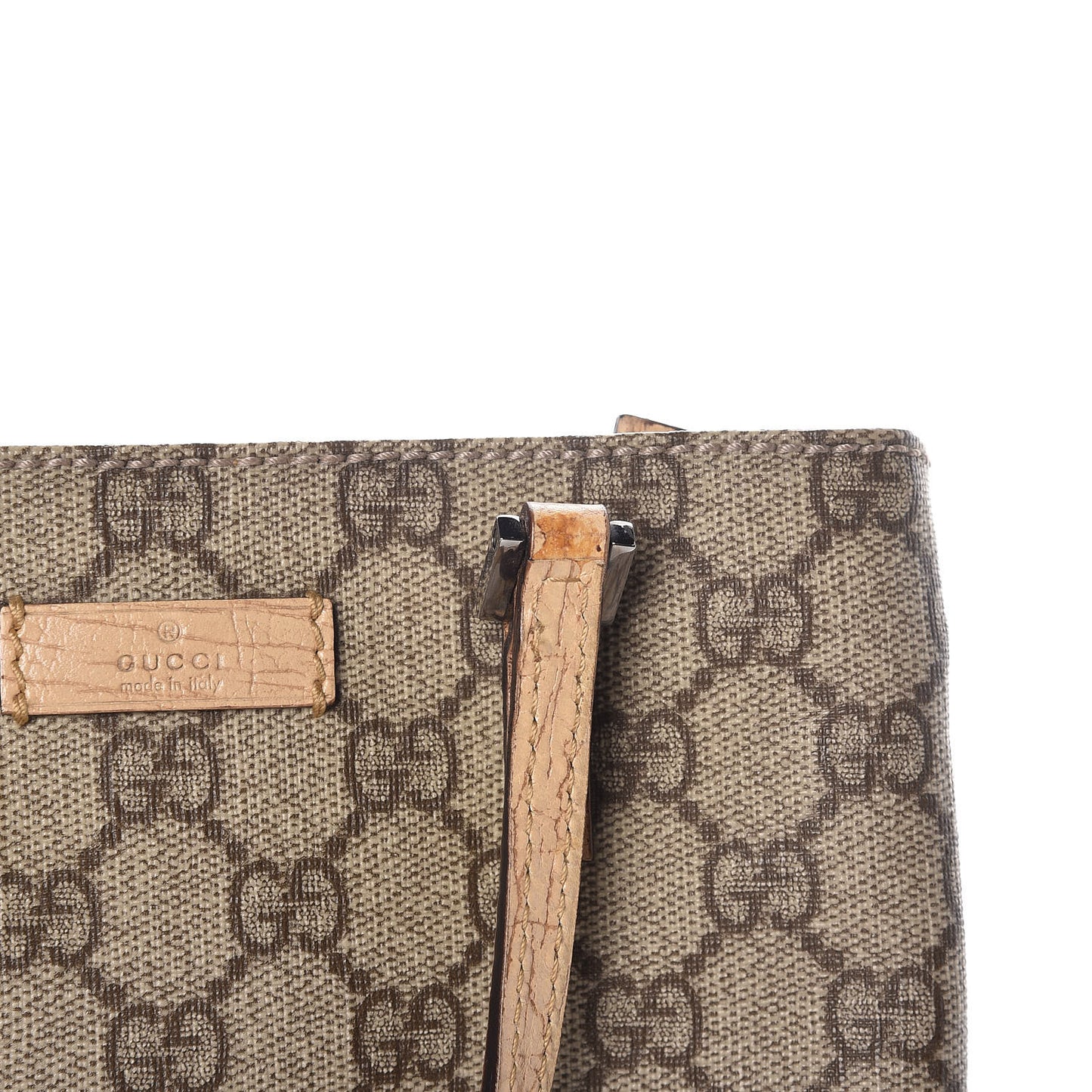 GG Supreme Monogram Mini Vertical Tote Beige