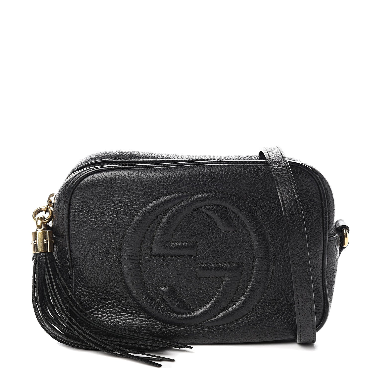 Gucci Pebbled Calfskin Small Soho Disco Bag Black 1 of 10