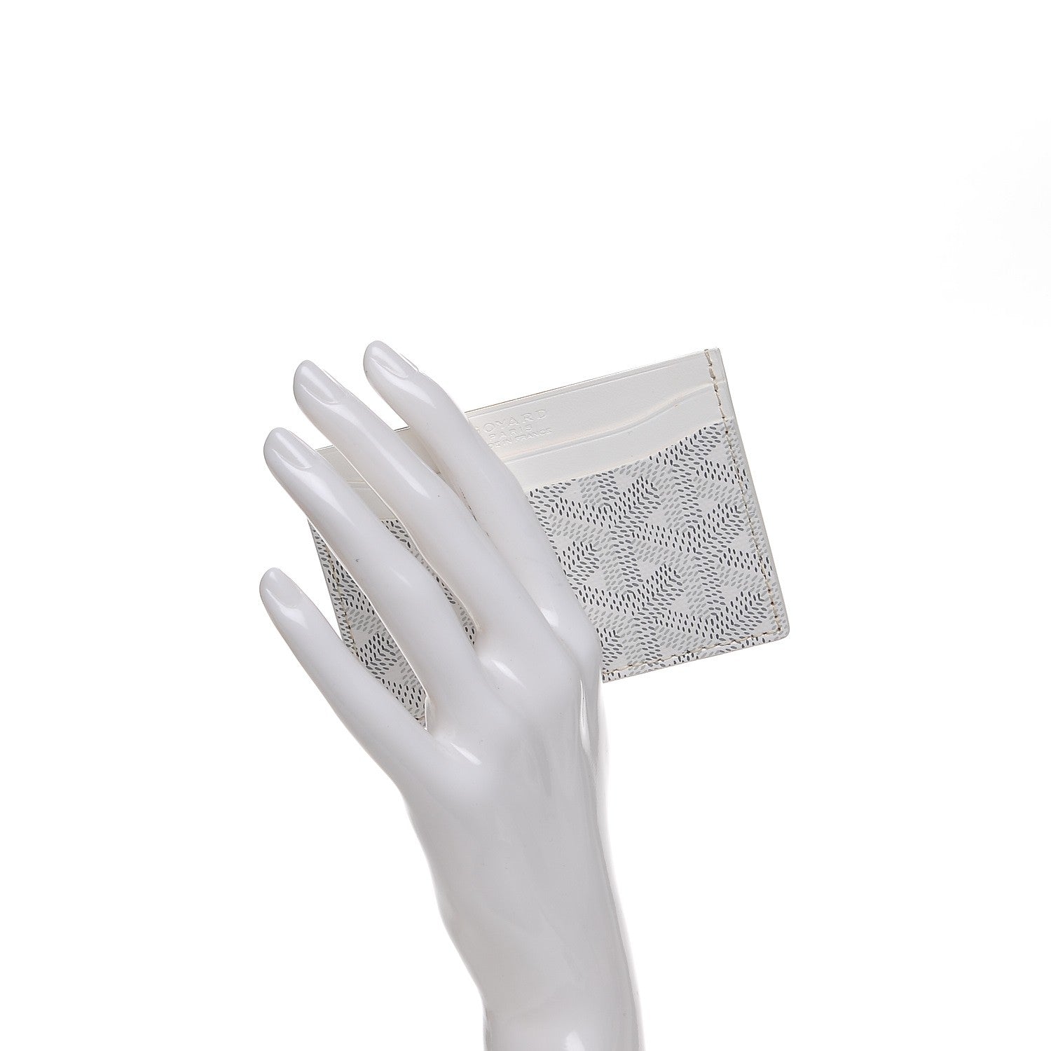 Goyard Goyardine Saint Sulpice Card Holder White 2 of 8