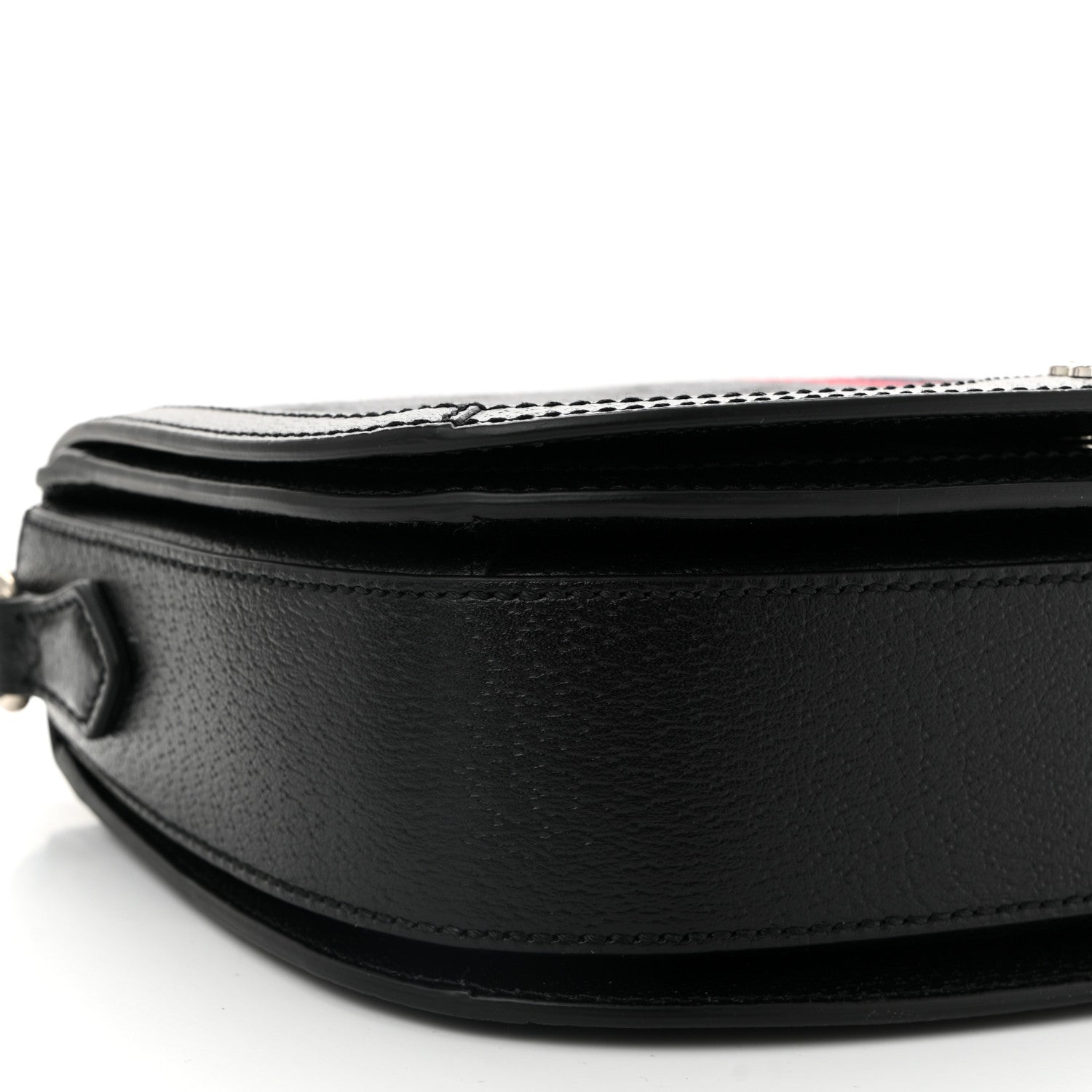 Gucci X BALENCIAGA BB Supreme Monogram Web Ophidia Shoulder Bag Black 9 of 11