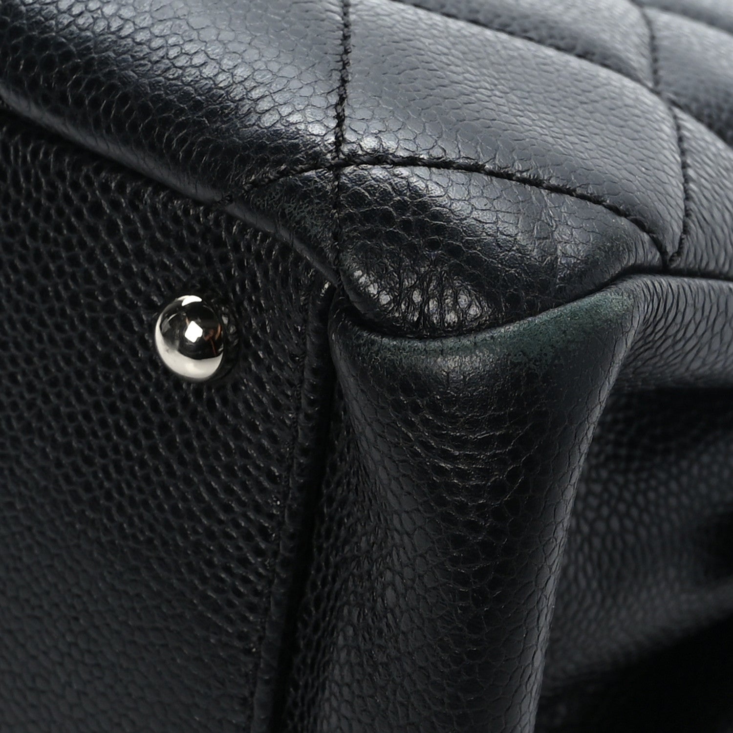 Chanel Caviar Quilted CC Timeless Soft Tote Black 12 of 12