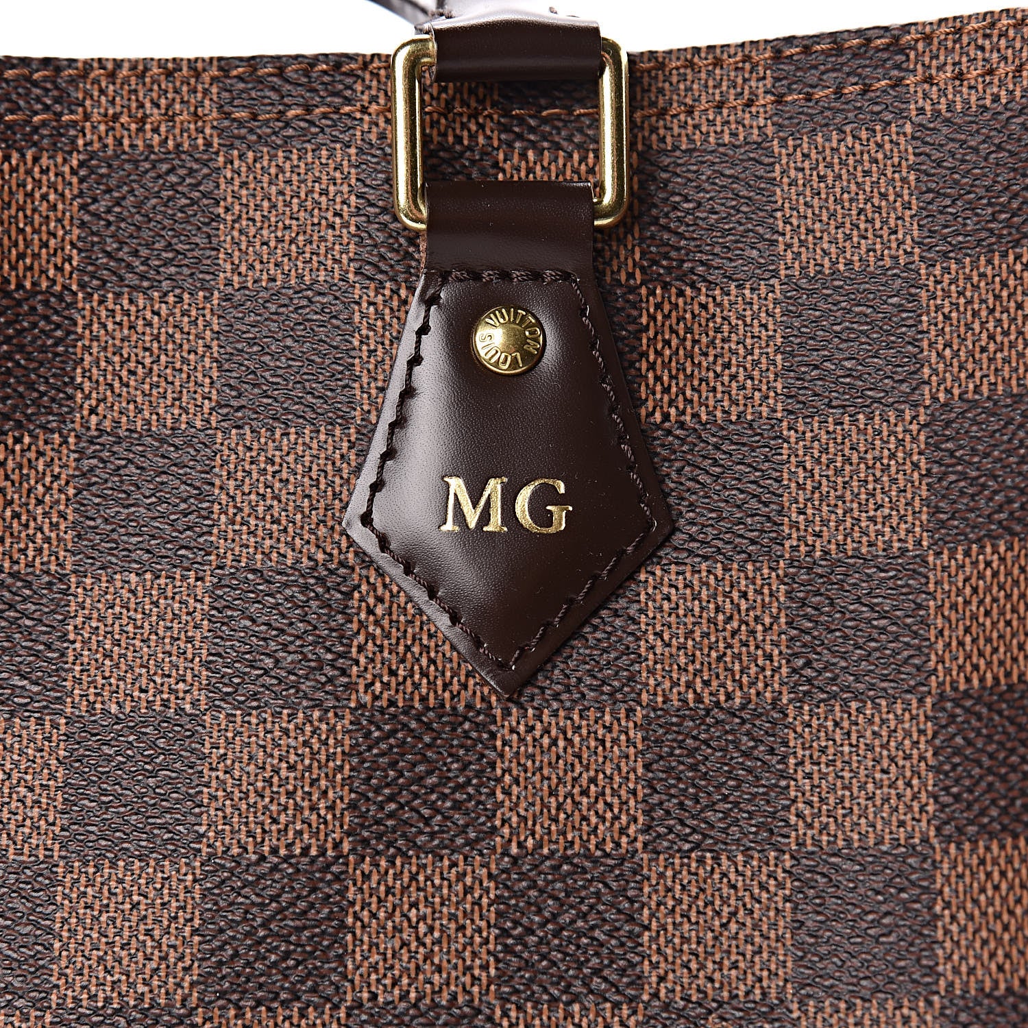 Louis Vuitton Damier Ebene Speedy Bandouliere 35 10 of 11