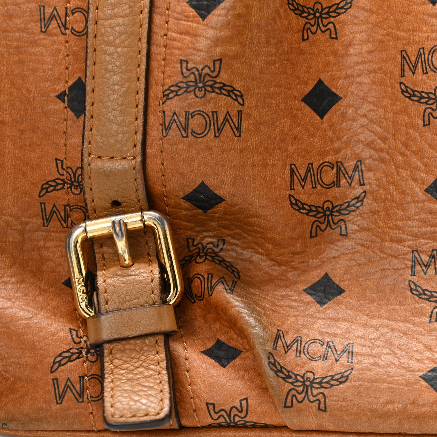 Visetos Medium Essentials Shopper Tote Cognac